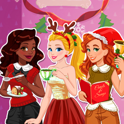 Girls Play Christmas Party