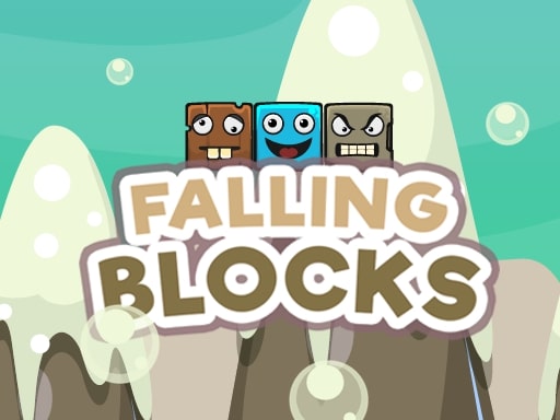 flash game where you climb falling blocks